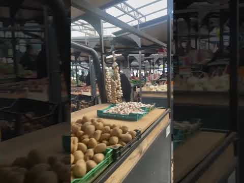 Kalenic Green Market (caminhando pela seção de produtos) - Belgrado, Sérvia