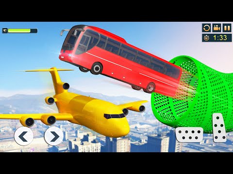 Impossible Bus Stunt Driving 2022 - Mega Ramp Racing Driving Simulator - Android GamePlay