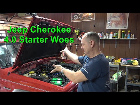 Jeep Cherokee / Wrangler TJ, YJ, XJ 4.0 Liter Starter Replacement