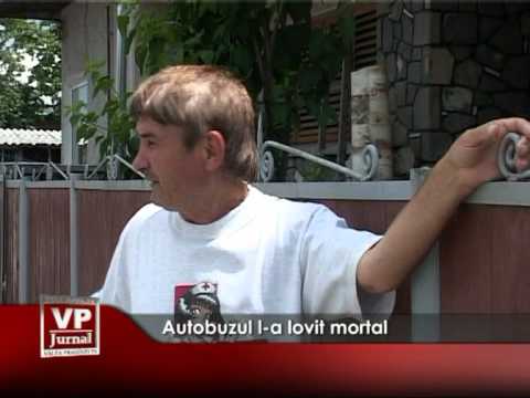 Autobuzul l-a lovit mortal