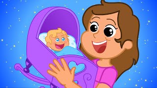 Rock-A-Bye Baby | Kids Songs | by Little Angel