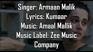 Kyun Rabba-Lyrics  -Badla- |Armaan Malik|