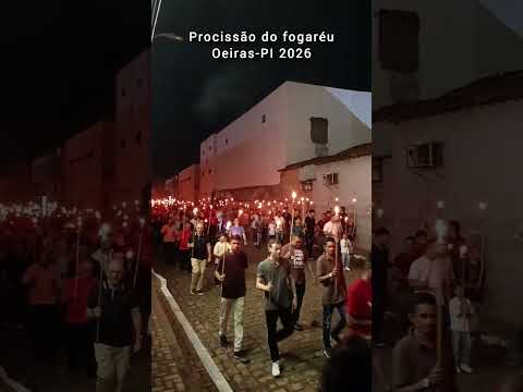 Procissão fogaréu em Oeiras-PI 2026 INSCREVA-SE #procissão #semanasanta