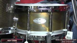 Video thumbnail for Pearl 30th Anniversary Free Floating Brass Snare Drum 6.5x14 by Drum Center of Portsmouth