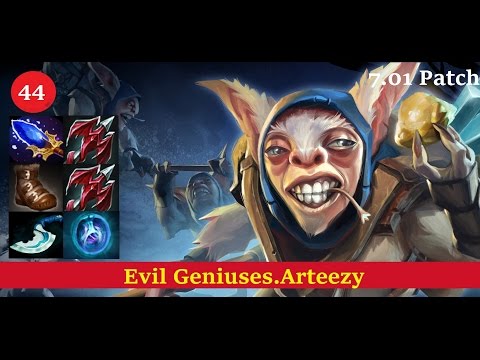 EG.Arteezy Meepo 9k mmr 7.01