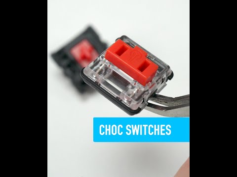 Choc Mechanical Keyswitches - Collin’s Lab Notes #adafruit #collinslabnotes