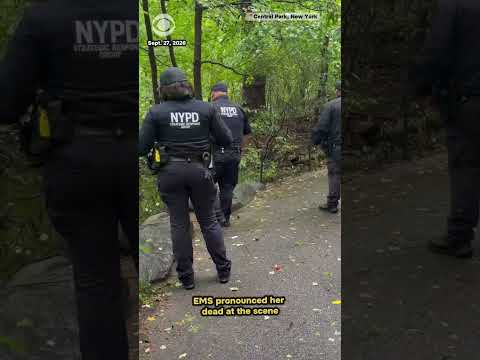 Woman found dead in Central Park Sunday morning #shorts