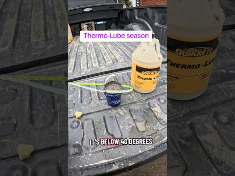 Do not forget thermo lube when pouring concrete #satire #construction #transition