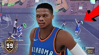 RUSSELL WESTBROOK 99 OVERALL 3 POINTER HACK?!? BEST JUMPSHOT IN NBA 2K18!