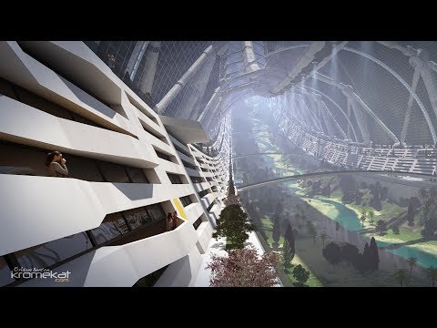 Cinema 4D Tutorial How to Create a Space Colony Intro