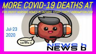 More COVID-19 deaths at for-profit nursing homes in Ontario, study finds | inbrampton.com