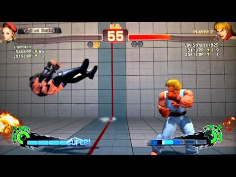 SSF4 AE:2012 shimolen (Cammy) vs LeviStrauss1829 (Ken)