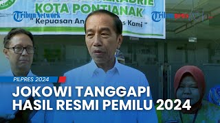 Begini Kata Jokowi Tanggapi Hasil Pemilu 2024, Sampaikan Syukur hingga Beri Apresiasi KPU & Bawaslu