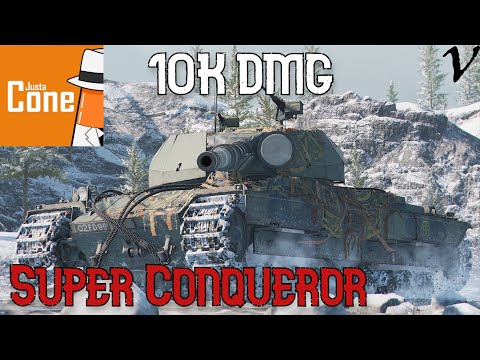 10K Damage feat. Super Conqueror: Guest Replay - JustaCone: World of Tanks Console