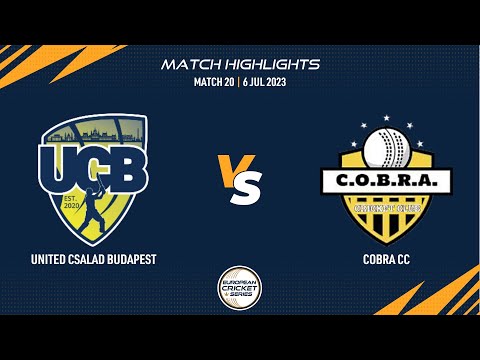 Match 20 - UCB vs COB | Highlights | ECS Hungary | 6 July 2023 | ECS23.553