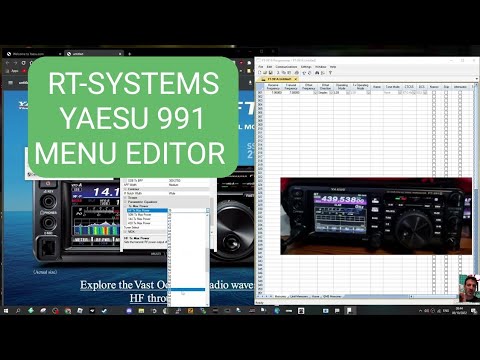 RT SYSTEMS - Menu Editor/Remote Control YAESU FT991