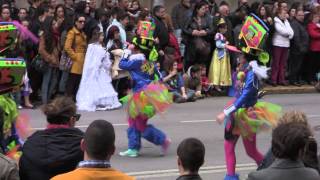 preview picture of video 'Dekebais (11) - Desfile de comparsas 2014 Carnaval de Badajoz'