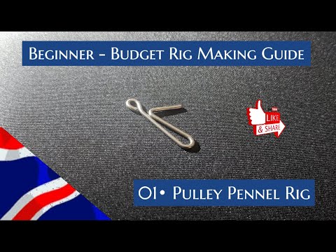 UK Sea Fishing Budget - Beginner Rig Making Guide 01. Pulley Pennel Rig sea fishing rigs