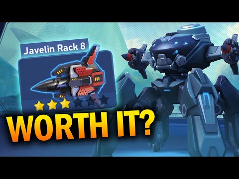 JAVELIN RACK 8 WORTH IT? - Best Early Weapons for Arachnos in Mech Arena