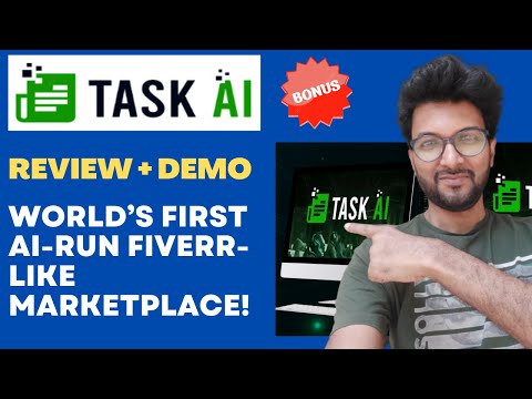 TaskAI Review + Demo – World’s First AI-Run Fiverr-Like Marketplace!
