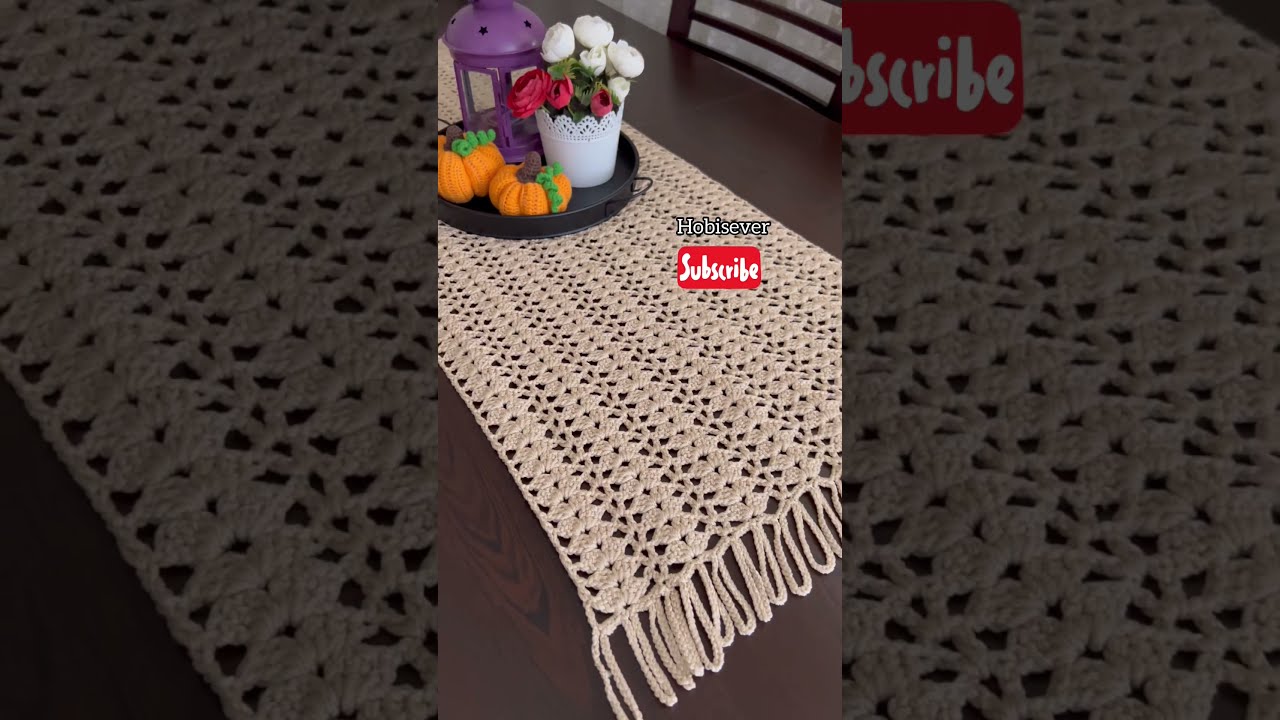 PERFECT ???? Easy & Simple Crochet Table Runner for Beginners Patterns / Crochet idea