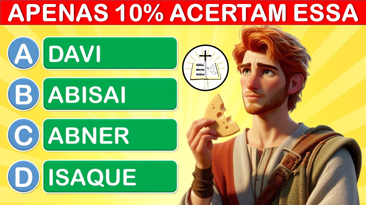 30 PERGUNTAS BÍBLICAS DE NÍVEL FÁCIL MÉDIO E DIFÍCIL - QUIZ BÍBLICO #6