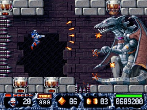 [Commodore Amiga] TURRICAN 2 AGA (indie game)