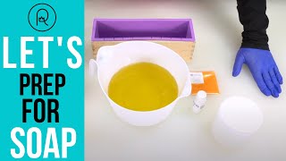 How to Measure Ingredients & Prep Your Area for Soap Making | Royalty Soaps