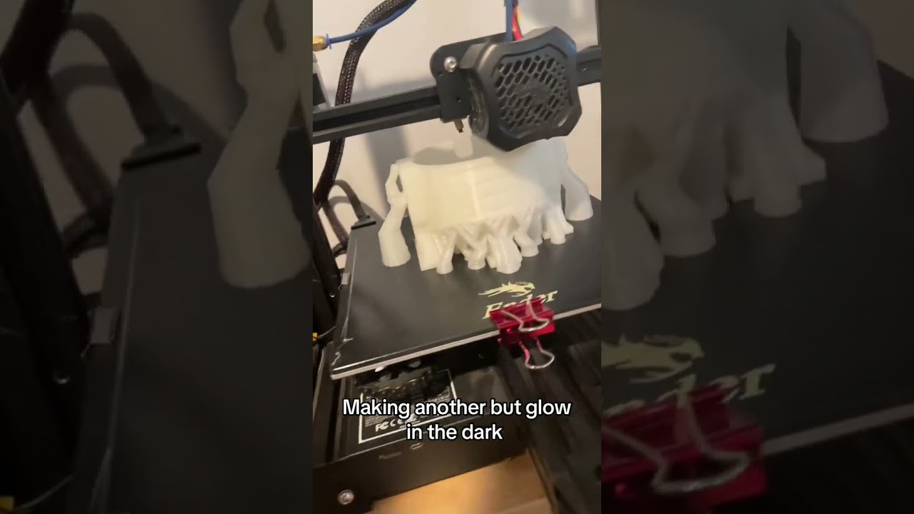 R2-D2 Google home stand #3dprinter #ender3 #starwar #starwarsfan #google #googlehome #glowinthedark