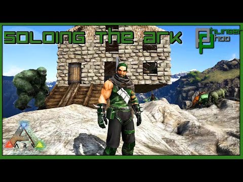 Soloing the Ark S4E179 - BUILDING THE WATERFALL BASE - TEK TRANSMITTER