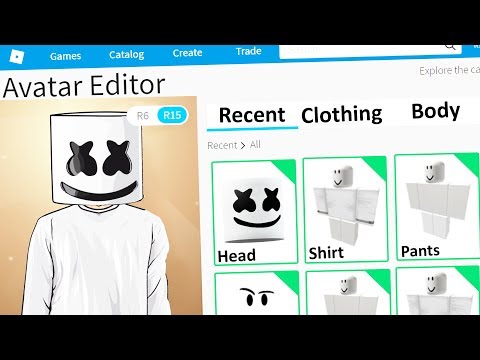 Making Marshmello A Roblox Account - 