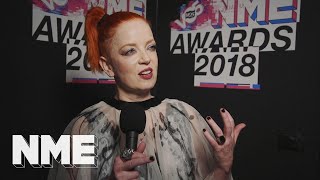 Garbage&#39;s Shirley Manson: &quot;Siouxsie Sioux is my idol&quot; | VO5 NME Awards 2018