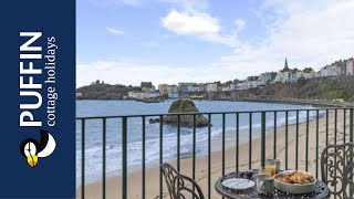 🎥 Sunnycove, Tenby North Beach  Holiday Apartment, Pembrokeshire / 4K Virtual Wa