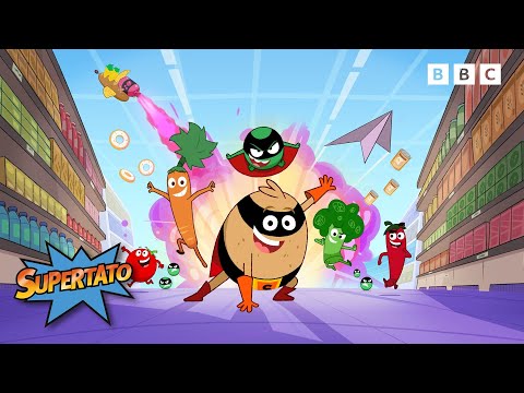 🔴LIVE: Brave Veggie Heroes in ACTION! 🚀 Videos for Toddlers | Supertato Season 1 Big Laughs