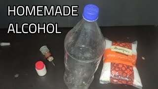 How to make Alcohol(Ethanol) from sugar and yeast