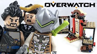 LEGO Overwatch Hanzo vs. Genji review! 2019 set 75971! by just2good