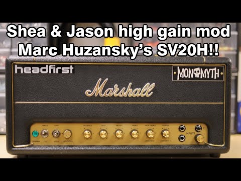Marshall SV-20H Monomyth Modded High & Low Gain Jose 2022 - Black Hold image 8