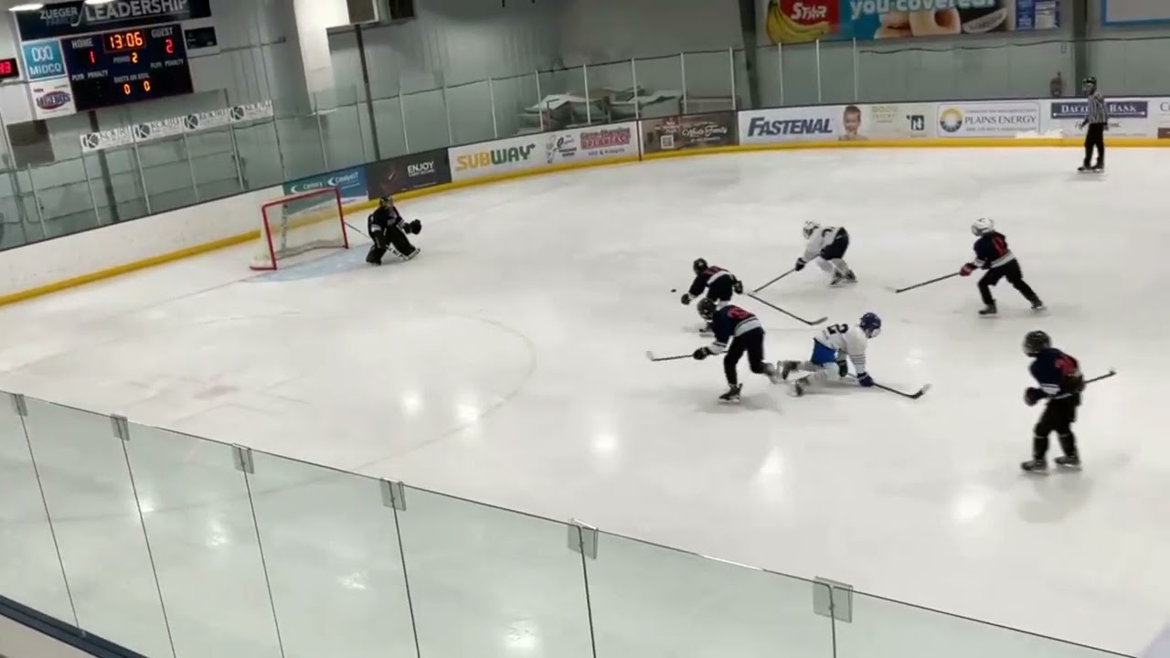 Game 2 (Sioux Falls): Theo scores assisted by Dylan