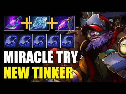 Miracle Play Tinker With Some New Item | Patch 7.28 | Tinker Dota 2 Gameplay