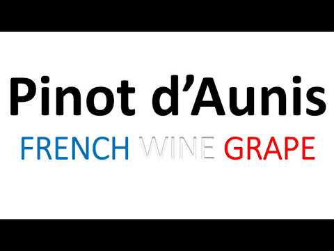 How to Pronounce Pinot d'Aunis? French Wine Grape Pronunciation