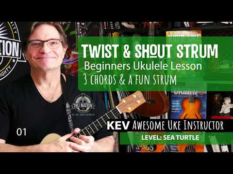 Twist and Shout Ukulele Strum Lesson 01