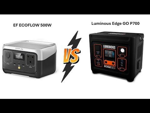 EcoFlow River 2 vs Luminous Edge Go 700  Best Portable Power Station in India 2025?