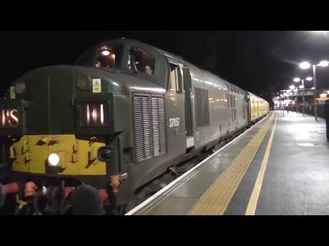 37057 & 37116 depart banbury working 1Q48 Derby RTC to tyseley 23/01/18