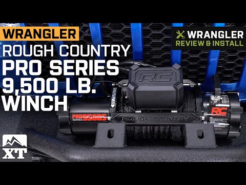 Rough Country PRO Series 9,500 lb. Winch with Synthetic Rope Review & Install