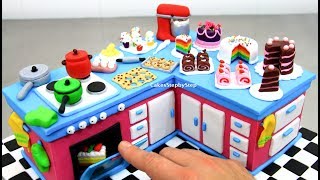 KITCHEN CAKE with Miniature Cakes | 食べれるミニチュア