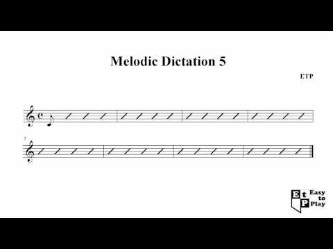 Dettato Musicale Online - Esercizio di Dettato Melodico n.5