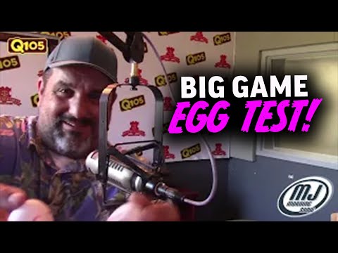 The Big Game Egg Test 2024! - The MJ Morning Show Q105