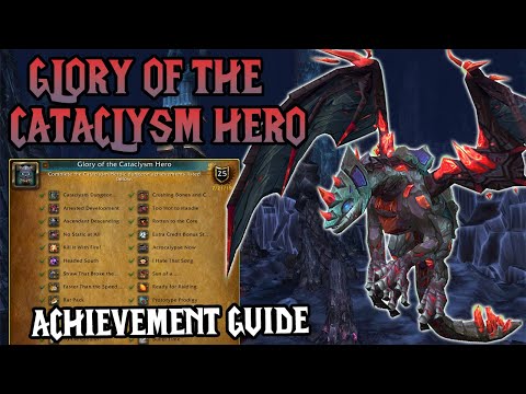 Glory of the Cataclysm Hero SOLO Guide 2025 🔥 Volcanic Stone Drake Mount 🌋Cataclysm Heroic Dungeons
