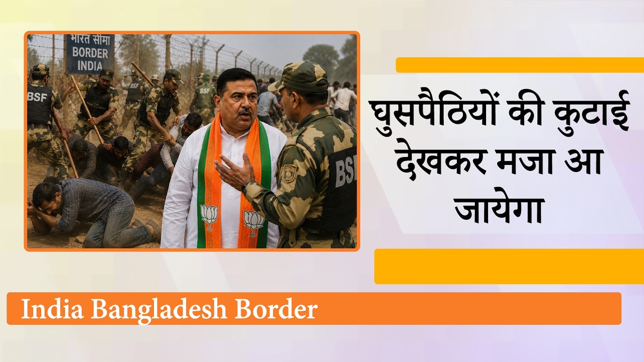 India Bangladesh Border पर Smart Fencing के चलते फँस गये घुसपैठिये, अब नहीं चलेगी घुसपैठ की चाल India Bangladesh Border पर Smart Fencing के चलते फँस गये घुसपैठिये, अब नहीं चलेगी घुसपैठ की चाल