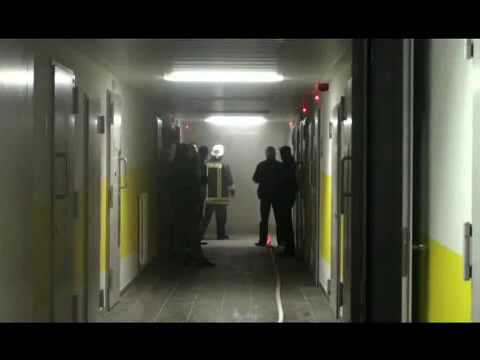 Feuerwehr-Übung in der JVA Wittlich